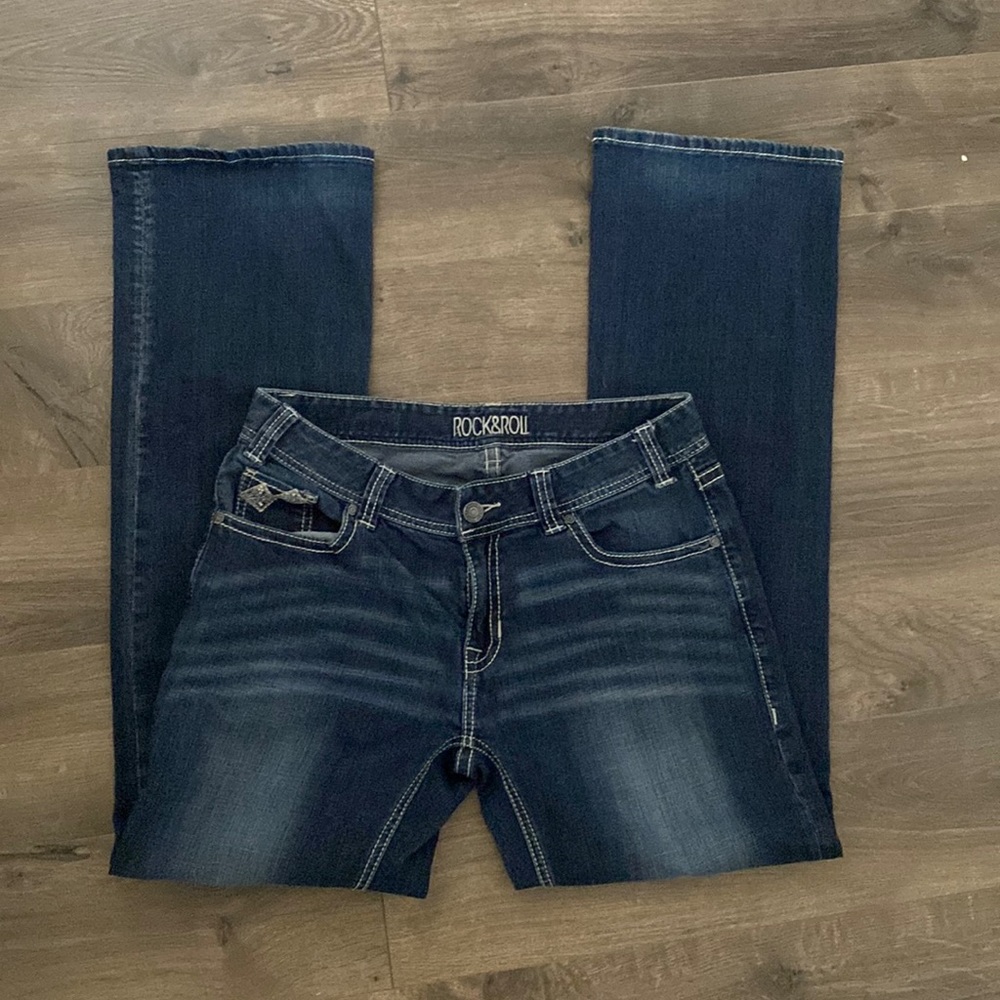 Rock and Roll Cowgirl jeans sz 32 inseam 34.